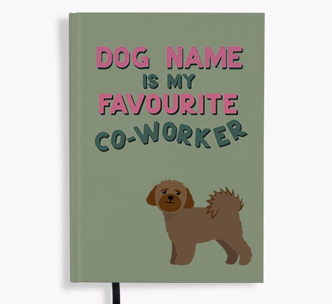 Favourite Co-Worker: Personalised {breedFullName} Notebook